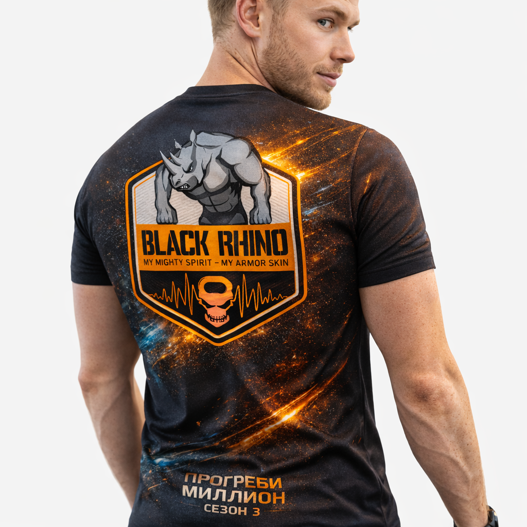 Футболка Прогреби Миллион Black Rhino